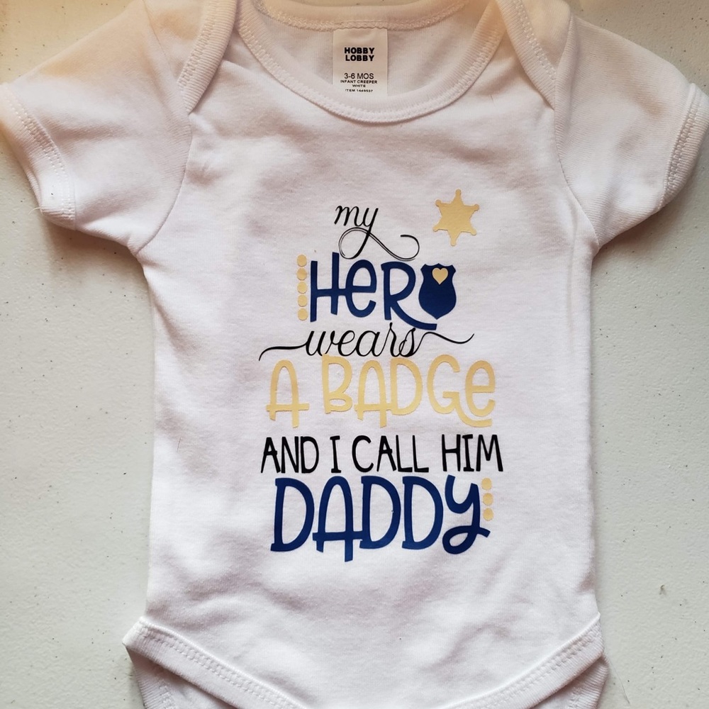 My Hero Wears A Badge and I Call Him Dad